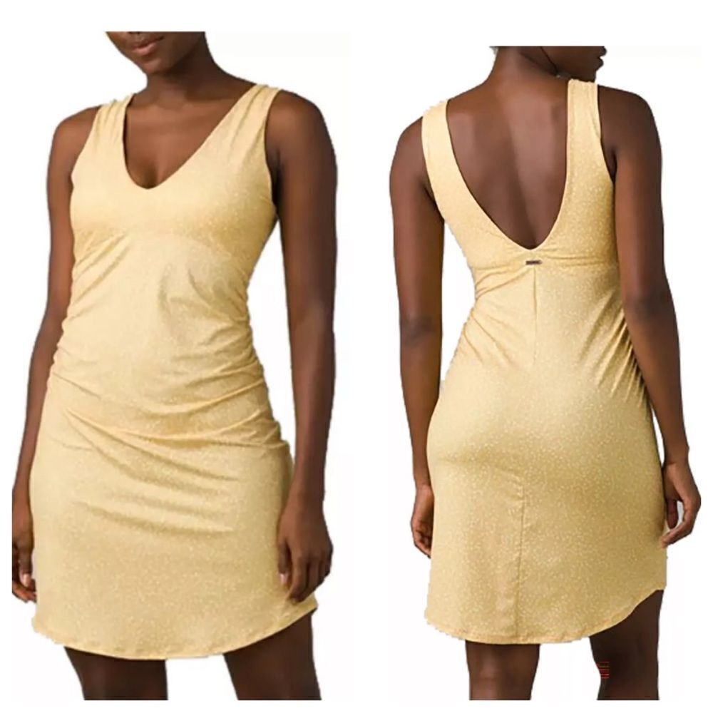 The Prana Women's Pearl Isla Dress birch spots